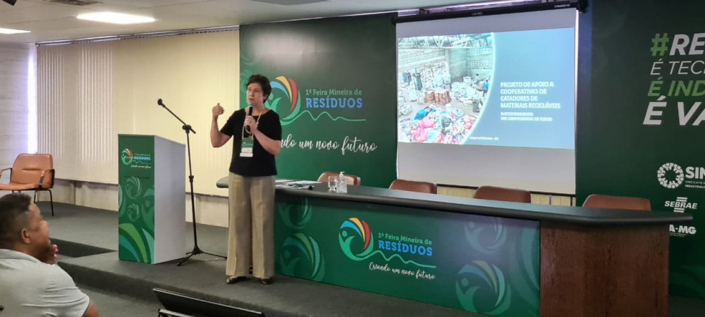 Flávia Mourão 1ª Feira Mineira de Residuos