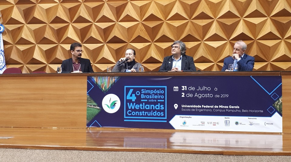 Maeli Estrela Borges vice presidente da ABES-MG participa do 4º simpósio brasileiro de wetlands construídos