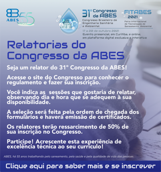 ABES abre inscrições para relatoria de congresso