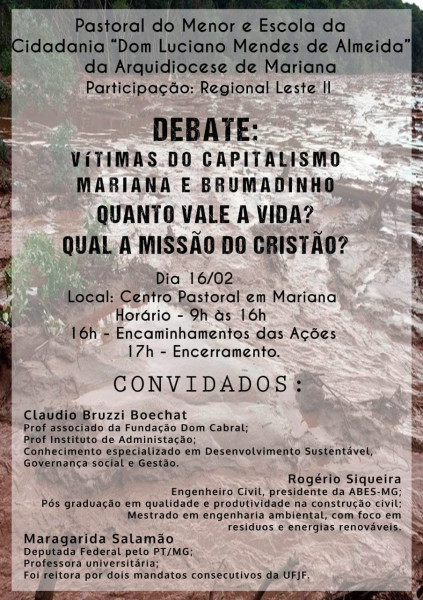 Desastre em Brumadinho é debatido em Mariana com presença da ABES-MG