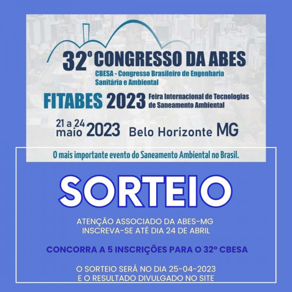 sorteio de inscrições