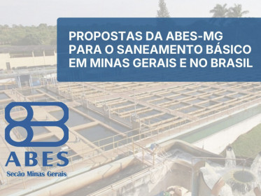 ABES-MG ENVIA PROPOSTAS DO SANEAMENTO PARA OS CANDITADOS MINEIROS