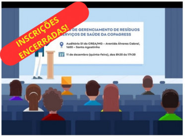 2º SEMINÁRIO DE GERENCIAMENTO DE RESÍDUOS DE SERVIÇOS DE SAÚDE DA COPAGRESS