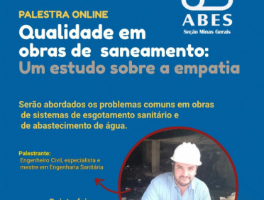 QUALIDADE EM OBRAS DE SANEAMENTO